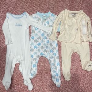 Baby Boy Footies size 3-6 months